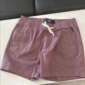 Hollister Dusty Rose Drawstring Shorts